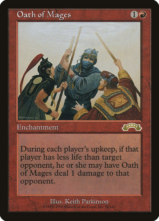 Oath of Mages [Exodus] MTG Single Magic: The Gathering | Red Claw Gaming