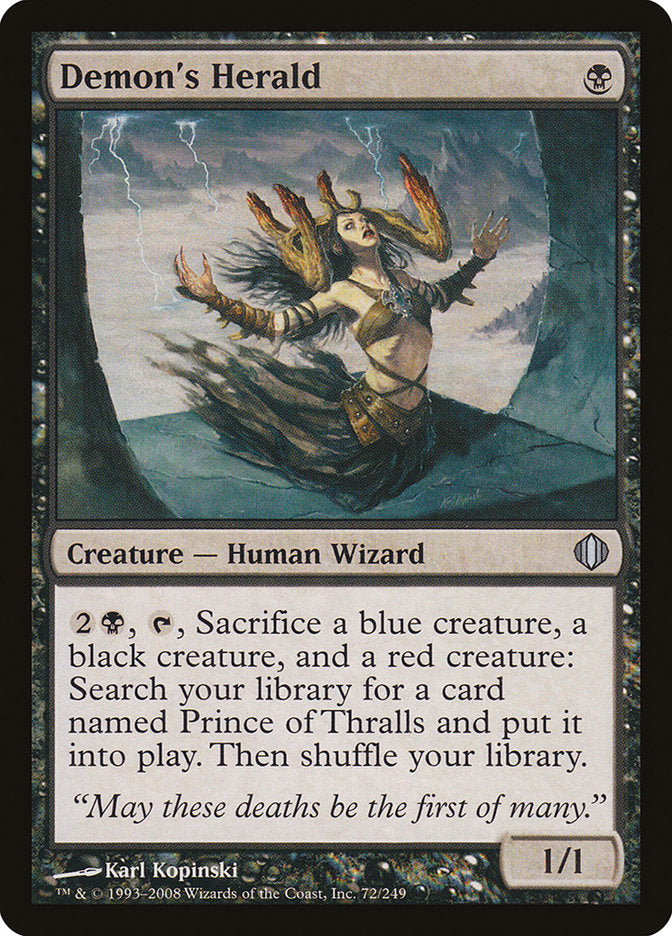 Demon's Herald [Shards of Alara] MTG Single Magic: The Gathering | Red Claw Gaming