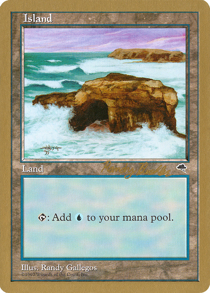 Island (rb336) (Randy Buehler) [World Championship Decks 1998] MTG Single Magic: The Gathering | Red Claw Gaming