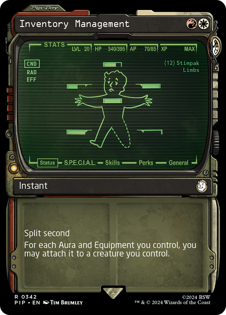Inventory Management (Showcase) [Fallout] MTG Single Magic: The Gathering | Red Claw Gaming