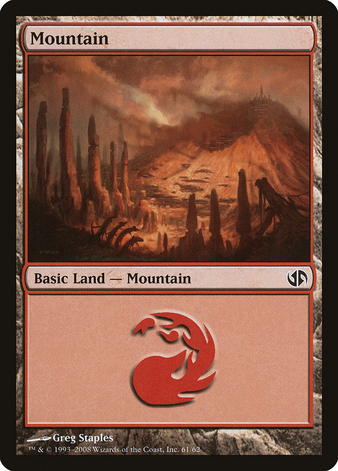 Mountain (61) [Duel Decks: Jace vs. Chandra] MTG Single Magic: The Gathering | Red Claw Gaming
