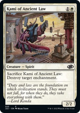 Kami of Ancient Law [Jumpstart 2022] MTG Single Magic: The Gathering | Red Claw Gaming