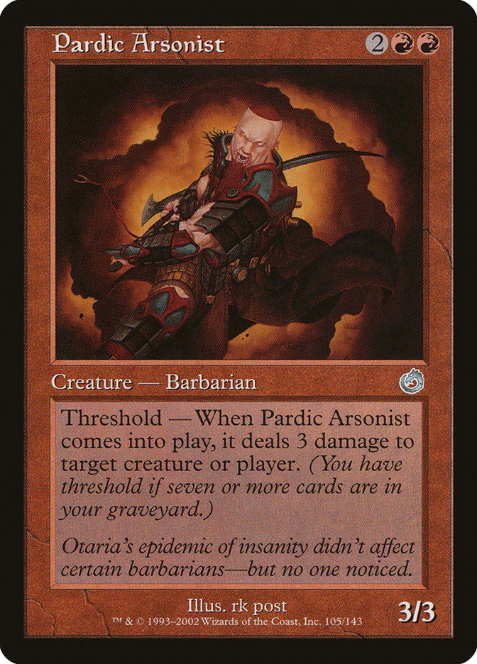 Pardic Arsonist [Torment] MTG Single Magic: The Gathering | Red Claw Gaming
