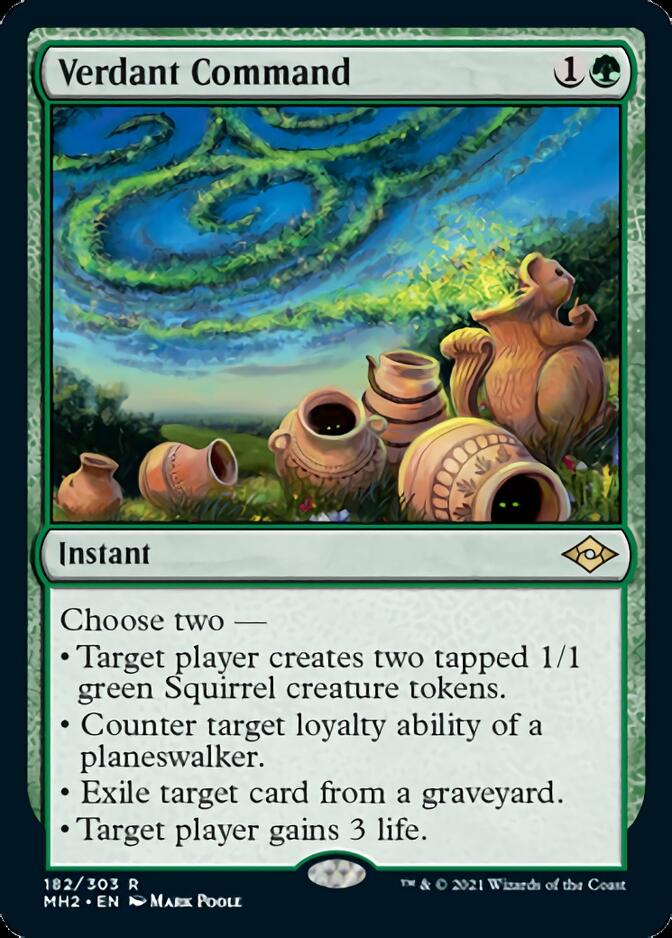 Verdant Command [Modern Horizons 2] MTG Single Magic: The Gathering | Red Claw Gaming