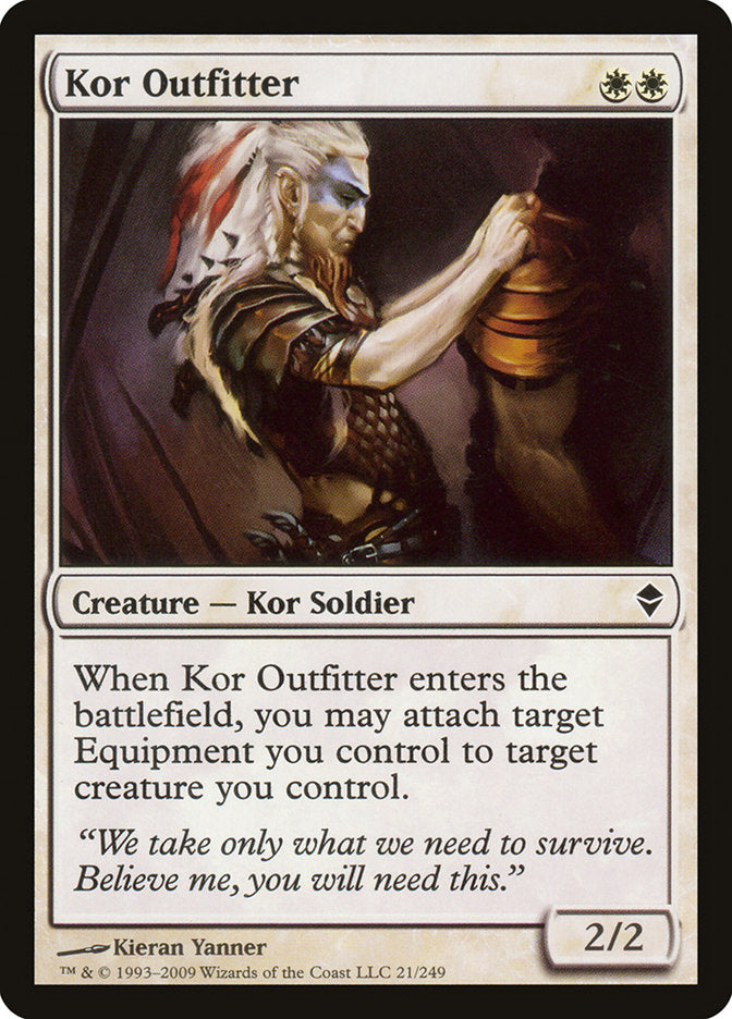 Kor Outfitter [Zendikar] MTG Single Magic: The Gathering | Red Claw Gaming