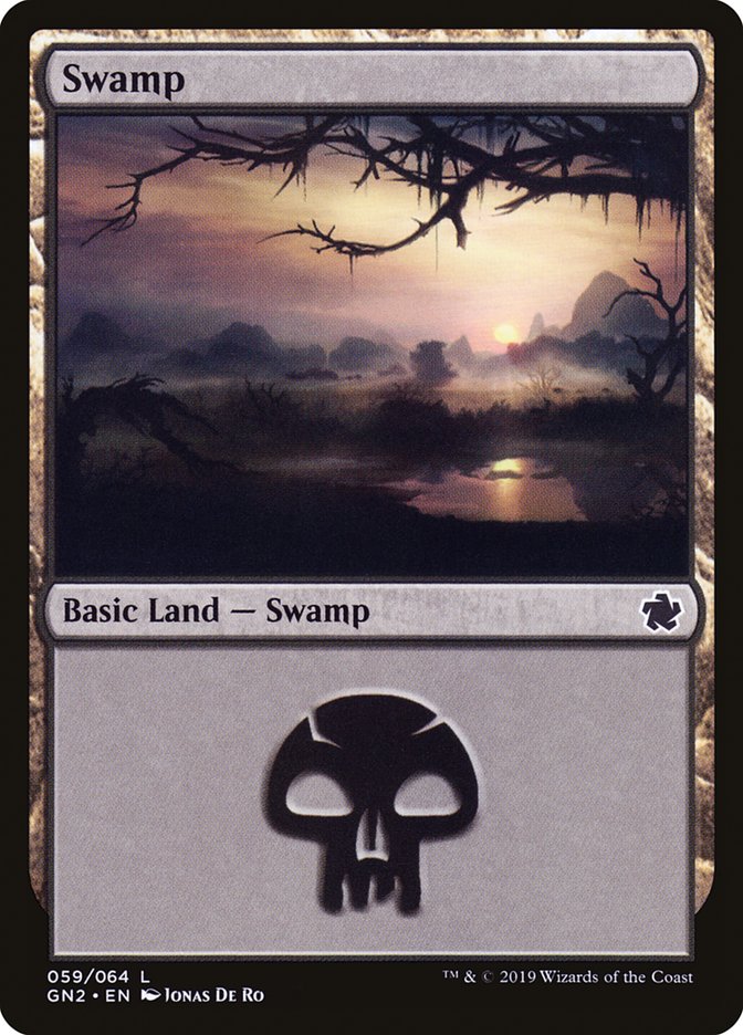 Swamp (59) [Game Night 2019] MTG Single Magic: The Gathering | Red Claw Gaming