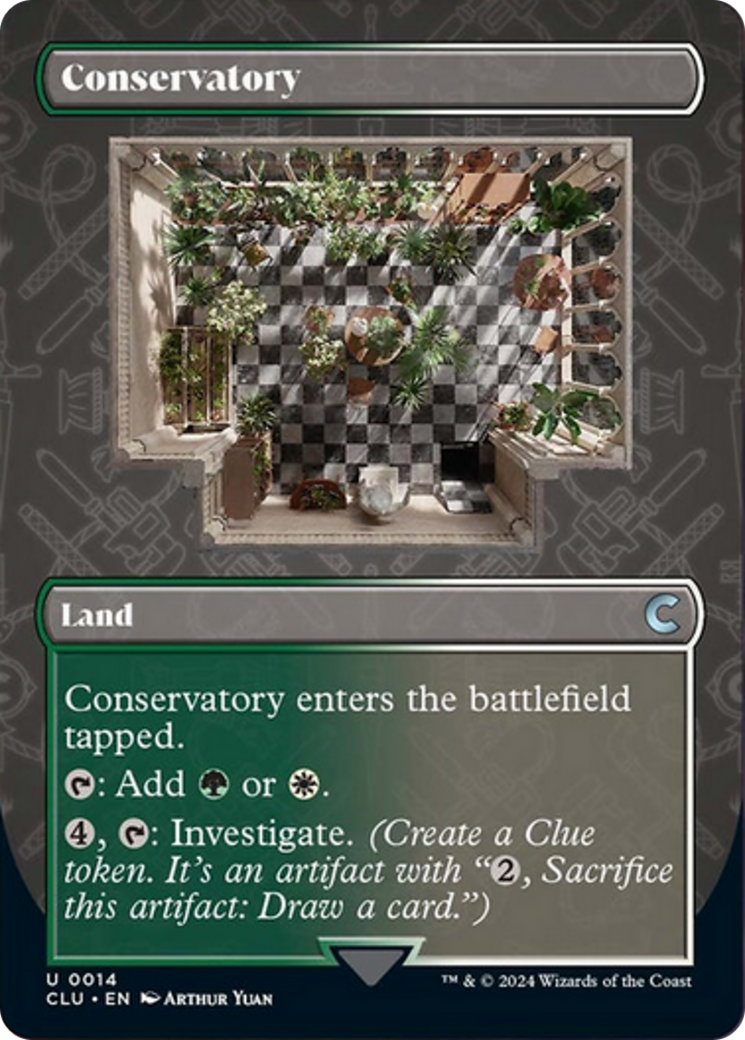 Conservatory (Borderless) [Ravnica: Clue Edition] MTG Single Magic: The Gathering | Red Claw Gaming