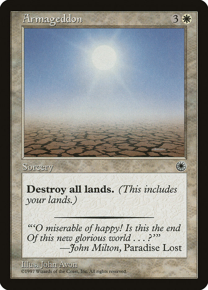Armageddon [Portal] MTG Single Magic: The Gathering | Red Claw Gaming