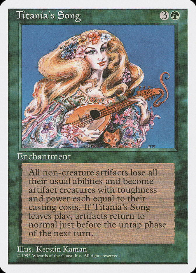 Titania's Song [Fourth Edition] MTG Single Magic: The Gathering | Red Claw Gaming