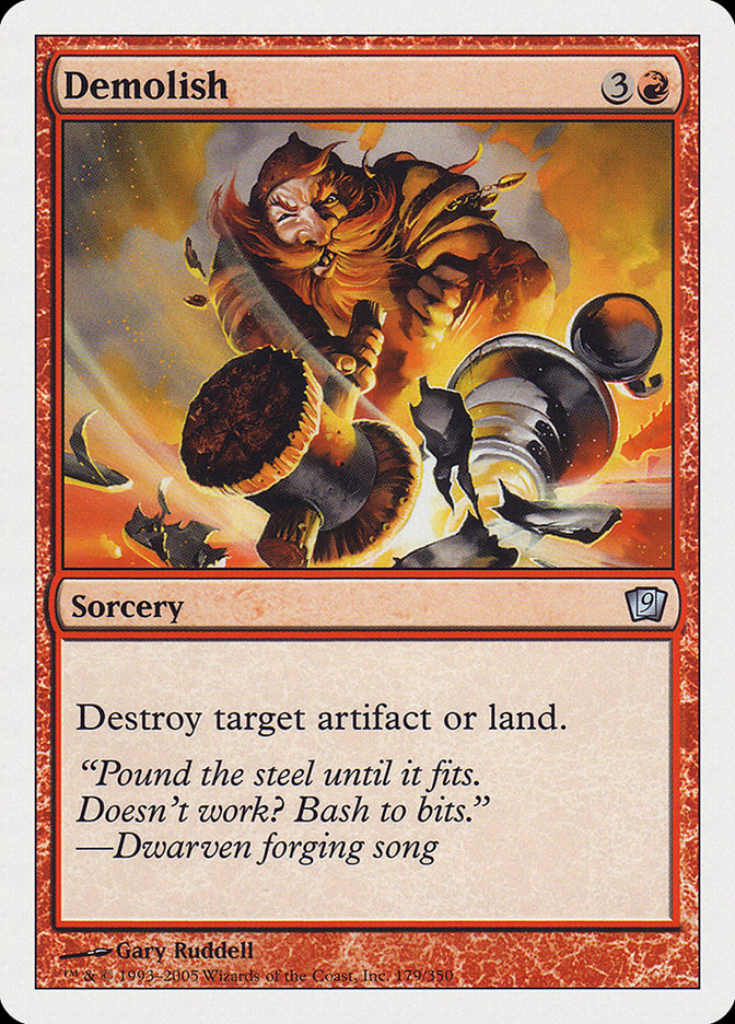 Demolish [Ninth Edition] MTG Single Magic: The Gathering | Red Claw Gaming