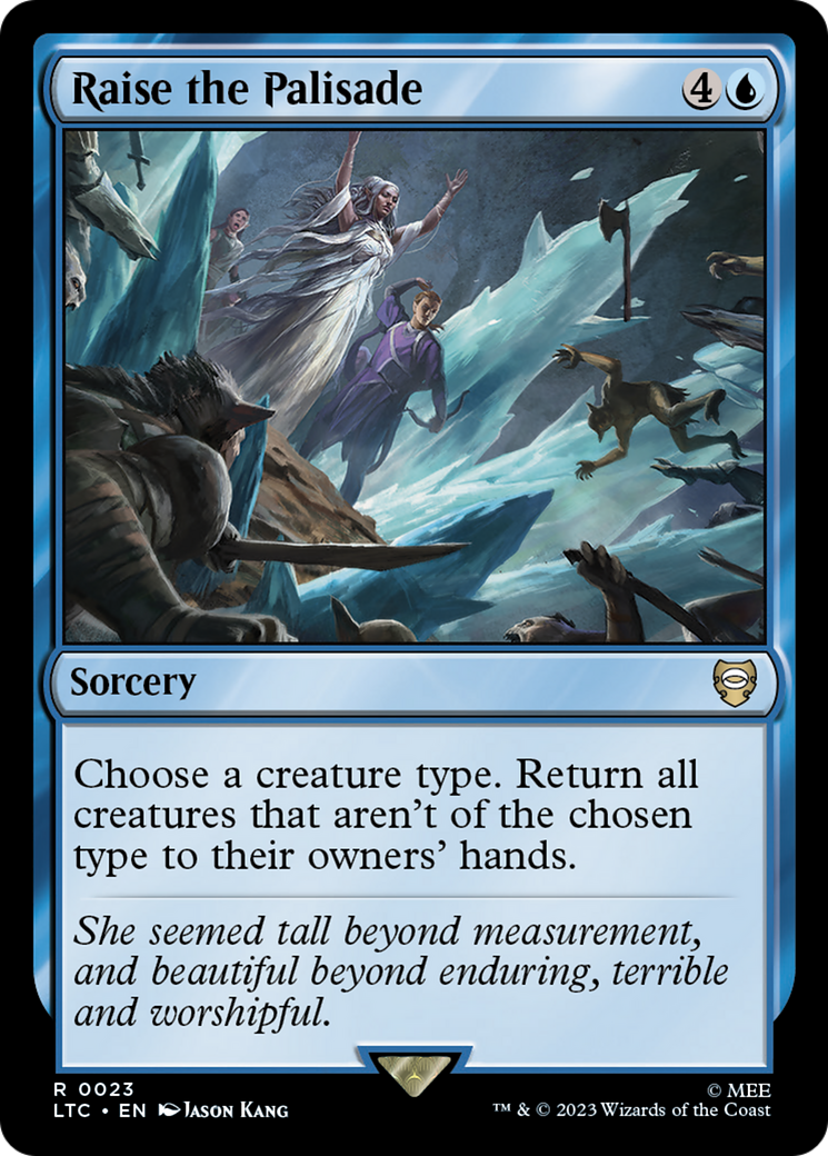 Raise the Palisade [The Lord of the Rings: Tales of Middle-Earth Commander] MTG Single Magic: The Gathering | Red Claw Gaming