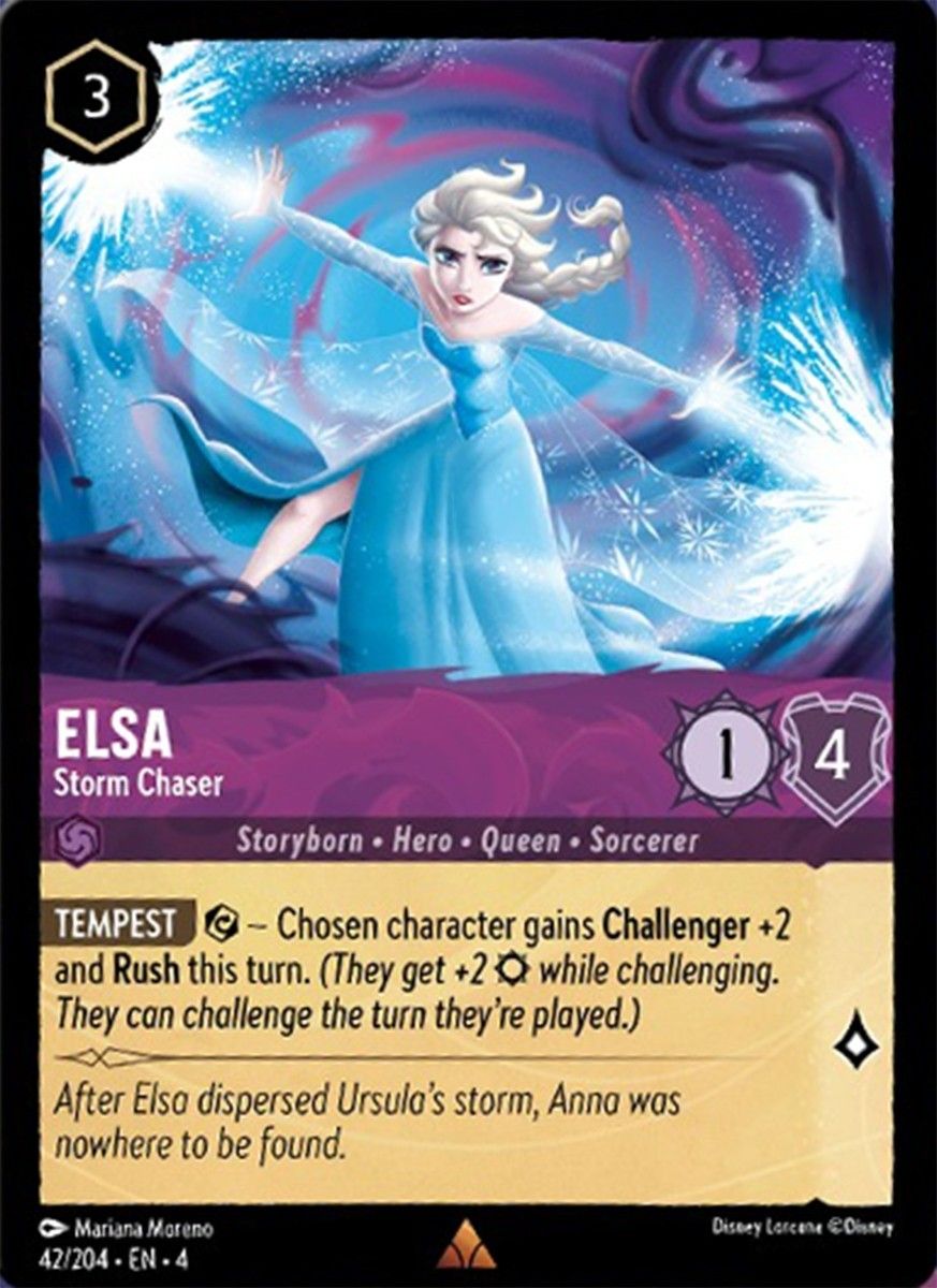 Elsa - Storm Chaser (42/204) [Ursula's Return] Lorcana Single Disney | Red Claw Gaming