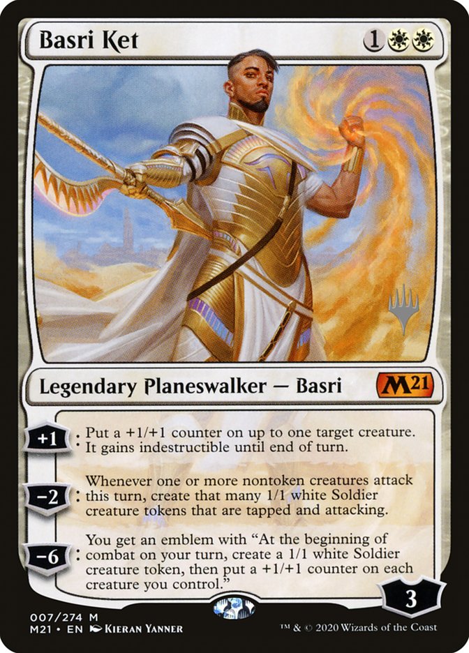 Basri Ket (Promo Pack) [Core Set 2021 Promos] MTG Single Magic: The Gathering | Red Claw Gaming