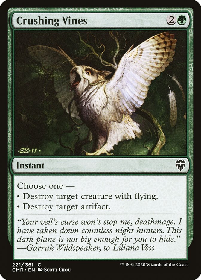 Crushing Vines [Commander Legends] MTG Single Magic: The Gathering | Red Claw Gaming