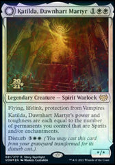 Katilda, Dawnhart Martyr // Katilda's Rising Dawn [Innistrad: Crimson Vow Prerelease Promos] MTG Single Magic: The Gathering | Red Claw Gaming