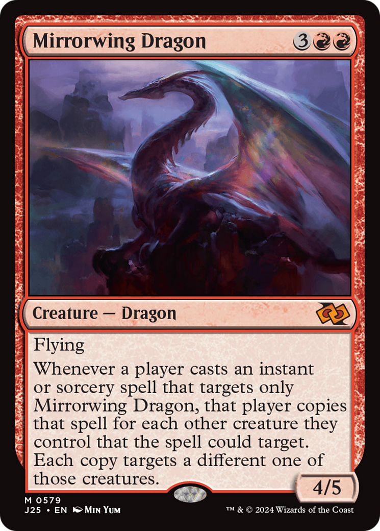 Mirrorwing Dragon [Foundations Jumpstart] MTG Single Magic: The Gathering | Red Claw Gaming