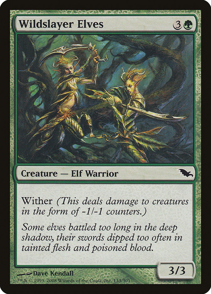 Wildslayer Elves [Shadowmoor] MTG Single Magic: The Gathering | Red Claw Gaming