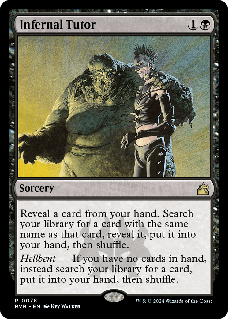 Infernal Tutor [Ravnica Remastered] MTG Single Magic: The Gathering | Red Claw Gaming