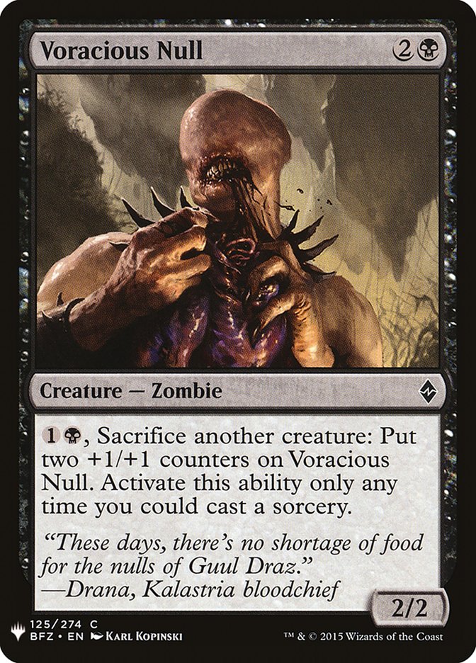 Voracious Null [Mystery Booster] MTG Single Magic: The Gathering | Red Claw Gaming