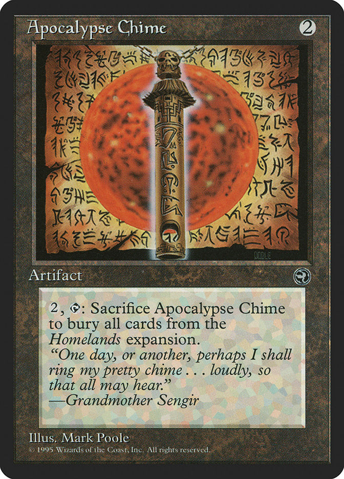 Apocalypse Chime [Homelands] MTG Single Magic: The Gathering | Red Claw Gaming