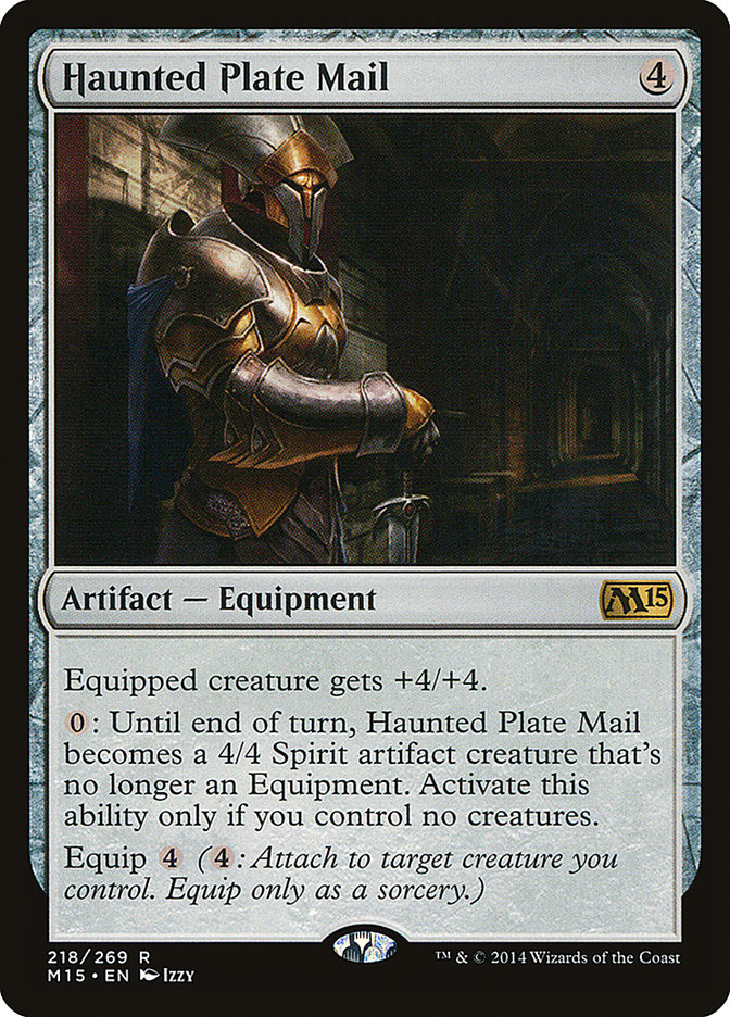 Haunted Plate Mail [Magic 2015] MTG Single Magic: The Gathering | Red Claw Gaming