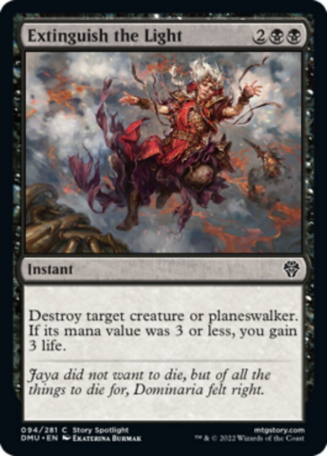 Extinguish the Light [Dominaria United] MTG Single Magic: The Gathering | Red Claw Gaming