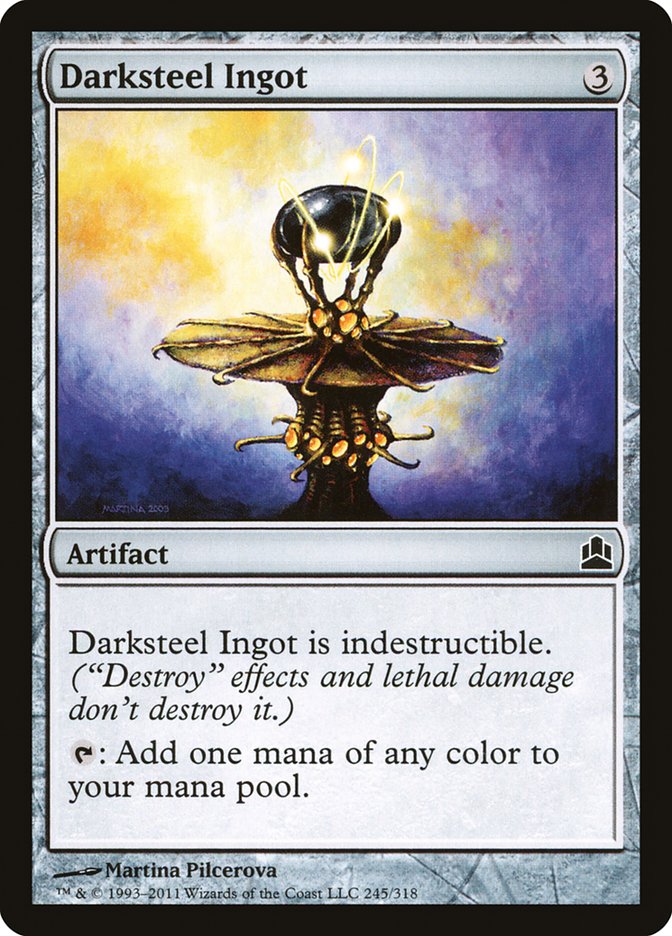 Darksteel Ingot [Commander 2011] MTG Single Magic: The Gathering | Red Claw Gaming