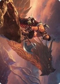 Dragonkin Berserker Art Card [Kaldheim Art Series] MTG Single Magic: The Gathering | Red Claw Gaming