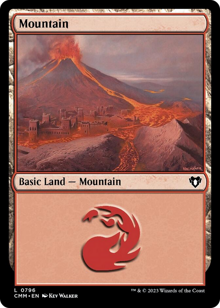 Mountain (796) [Commander Masters] MTG Single Magic: The Gathering | Red Claw Gaming