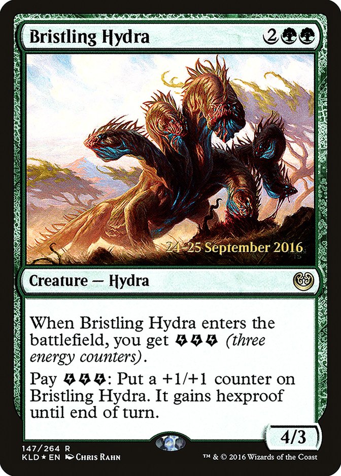 Bristling Hydra [Kaladesh Prerelease Promos] MTG Single Magic: The Gathering | Red Claw Gaming