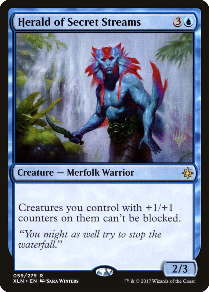 Herald of Secret Streams (Promo Pack) [Ixalan Promos] MTG Single Magic: The Gathering | Red Claw Gaming