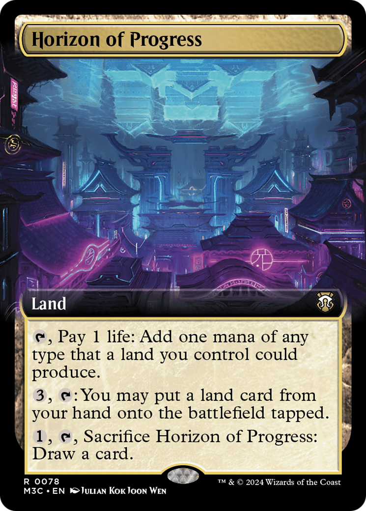 Horizon of Progress (Extended Art) [Modern Horizons 3 Commander] MTG Single Magic: The Gathering | Red Claw Gaming