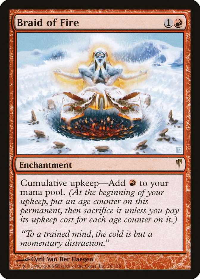 Braid of Fire [Coldsnap] MTG Single Magic: The Gathering | Red Claw Gaming