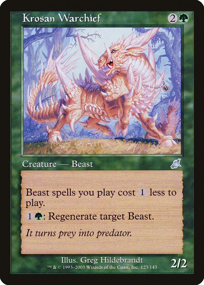 Krosan Warchief [Scourge] MTG Single Magic: The Gathering | Red Claw Gaming
