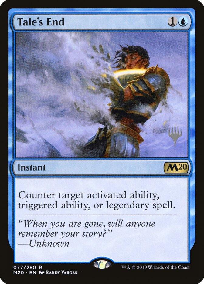 Tale's End (Promo Pack) [Core Set 2020 Promos] MTG Single Magic: The Gathering | Red Claw Gaming