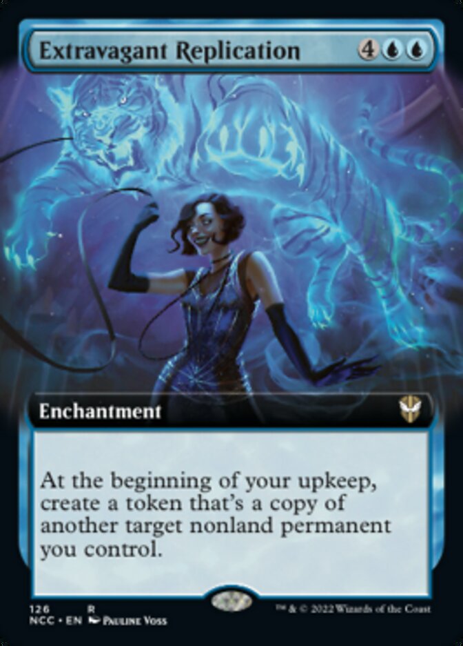 Extravagant Replication (Extended Art) [Streets of New Capenna Commander] MTG Single Magic: The Gathering | Red Claw Gaming