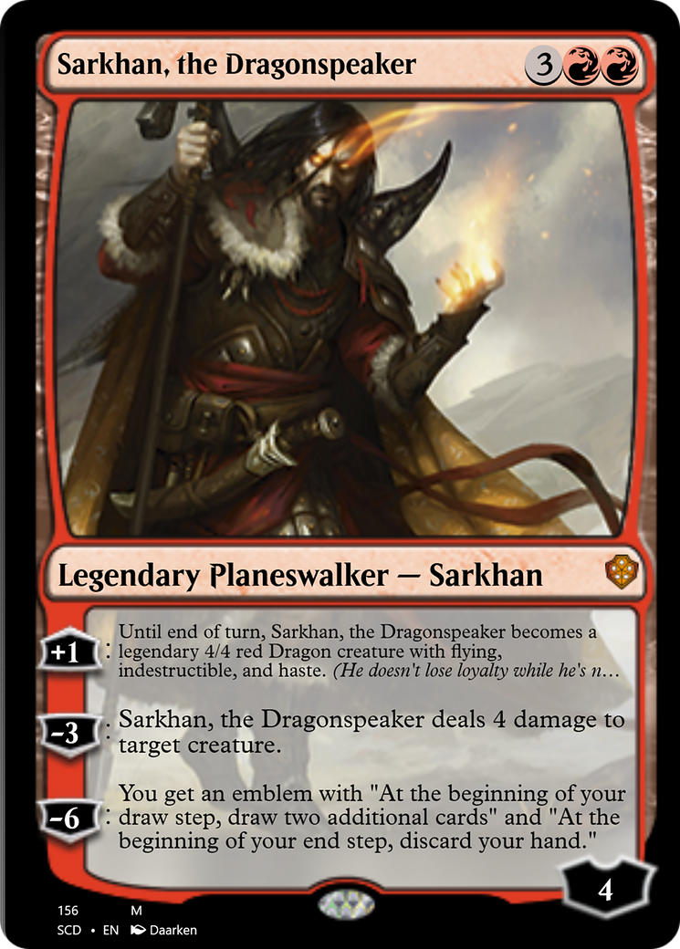 Sarkhan, the Dragonspeaker [Starter Commander Decks] MTG Single Magic: The Gathering | Red Claw Gaming