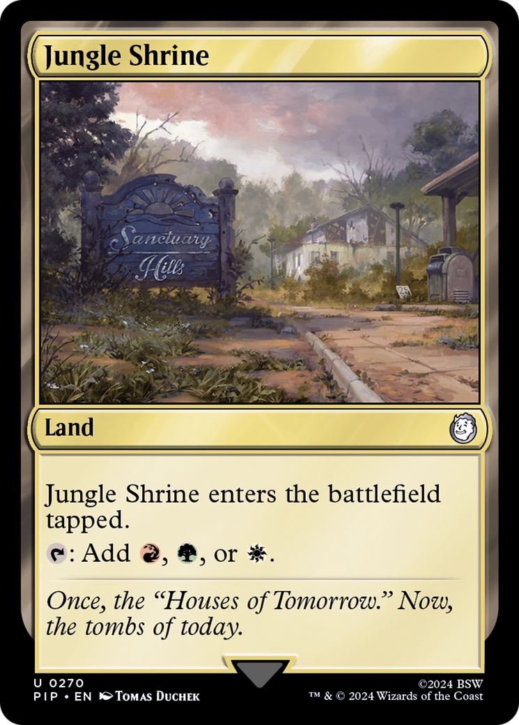Jungle Shrine [Fallout] MTG Single Magic: The Gathering | Red Claw Gaming