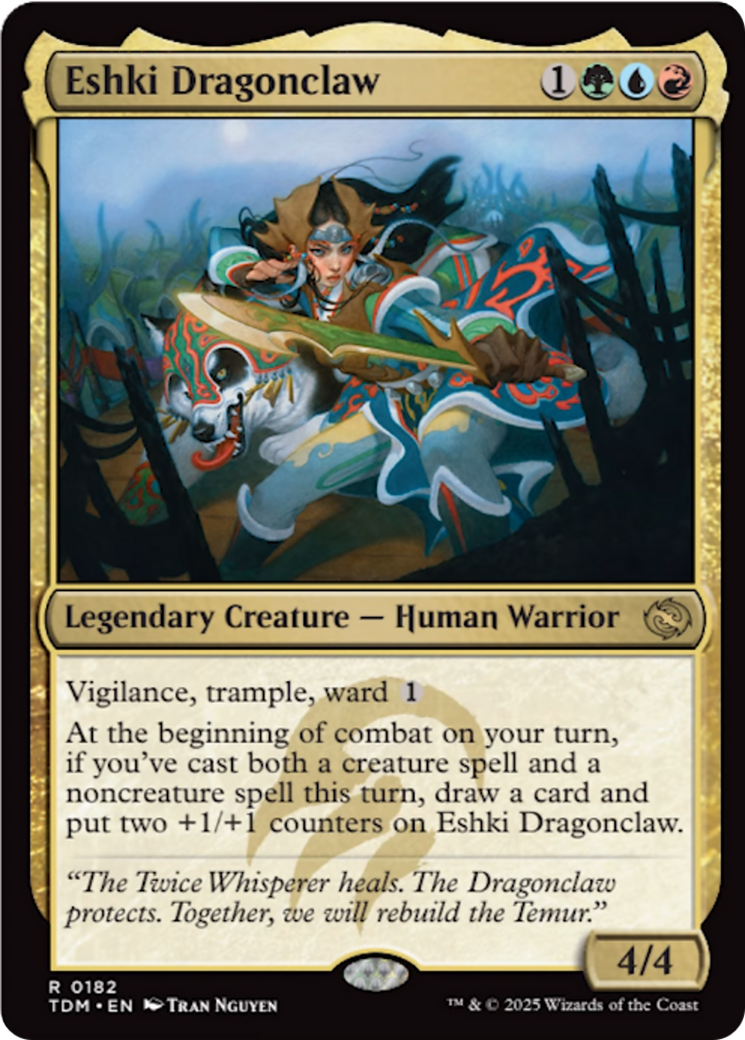 Eshki Dragonclaw [Tarkir: Dragonstorm] MTG Single Magic: The Gathering | Red Claw Gaming