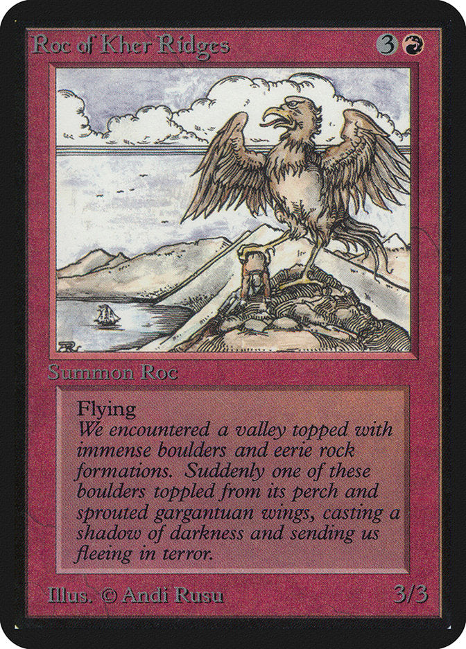 Roc of Kher Ridges [Alpha Edition] MTG Single Magic: The Gathering | Red Claw Gaming