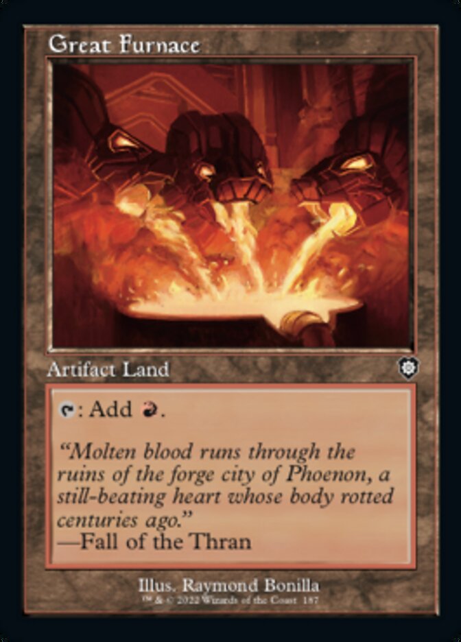 Great Furnace (Retro) [The Brothers' War Commander] MTG Single Magic: The Gathering | Red Claw Gaming