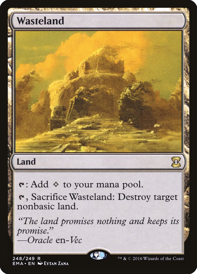 Wasteland [Eternal Masters] MTG Single Magic: The Gathering | Red Claw Gaming