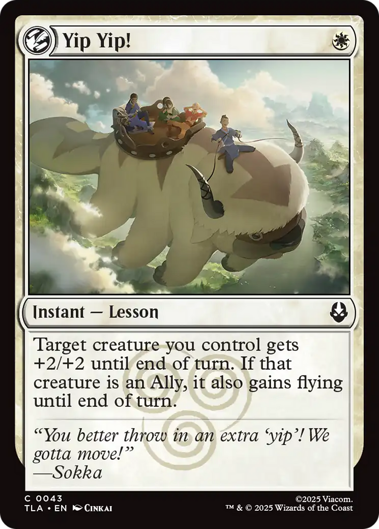Yip Yip! [Avatar: The Last Airbender] MTG Single Magic: The Gathering | Red Claw Gaming