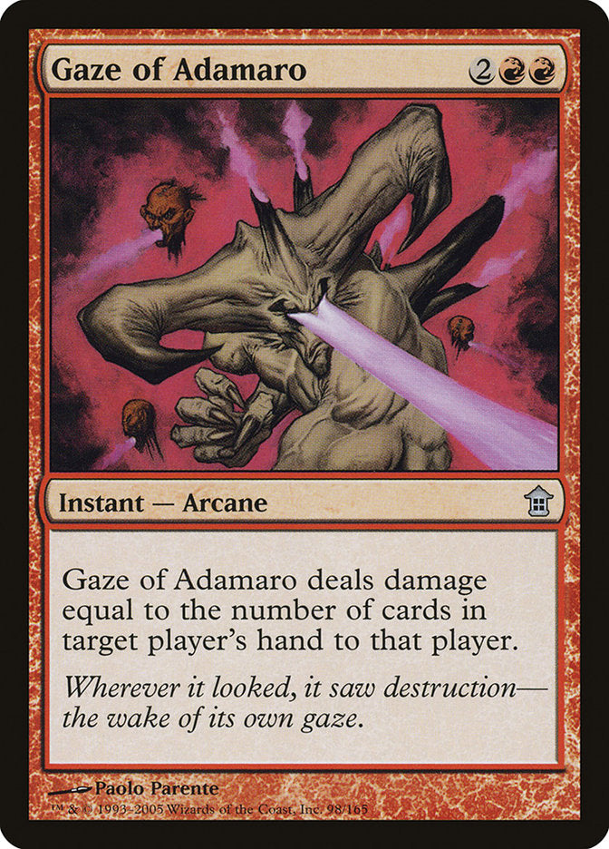 Gaze of Adamaro [Saviors of Kamigawa] MTG Single Magic: The Gathering    | Red Claw Gaming