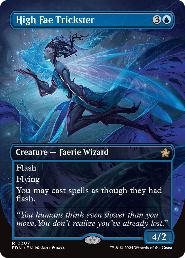 High Fae Trickster (Borderless) [Foundations] MTG Single Magic: The Gathering | Red Claw Gaming