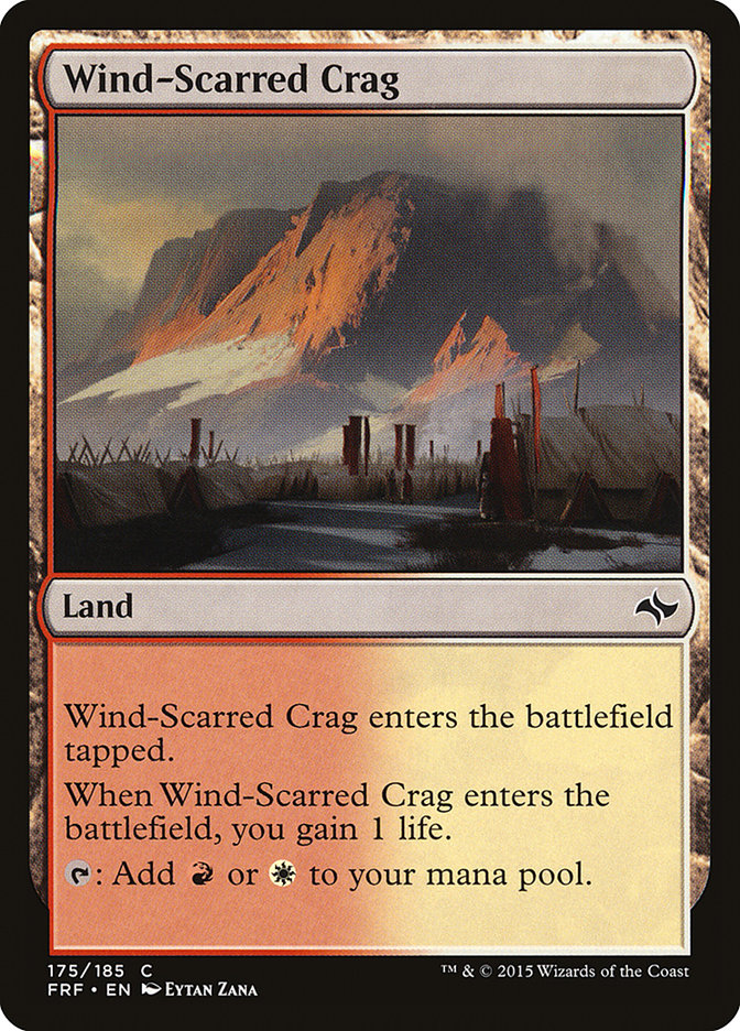 Wind-Scarred Crag [Fate Reforged] MTG Single Magic: The Gathering | Red Claw Gaming