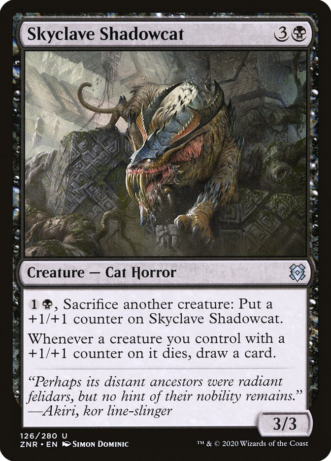 Skyclave Shadowcat [Zendikar Rising] MTG Single Magic: The Gathering | Red Claw Gaming