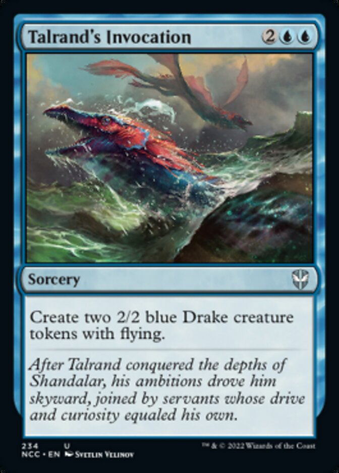 Talrand's Invocation [Streets of New Capenna Commander] MTG Single Magic: The Gathering | Red Claw Gaming