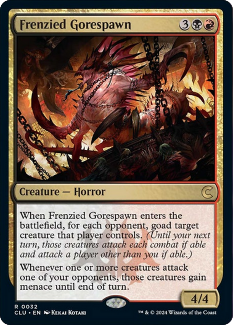 Frenzied Gorespawn [Ravnica: Clue Edition] MTG Single Magic: The Gathering | Red Claw Gaming