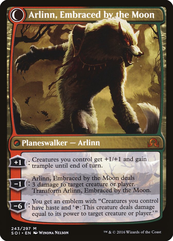 Arlinn Kord // Arlinn, Embraced by the Moon [Shadows over Innistrad] MTG Single Magic: The Gathering | Red Claw Gaming